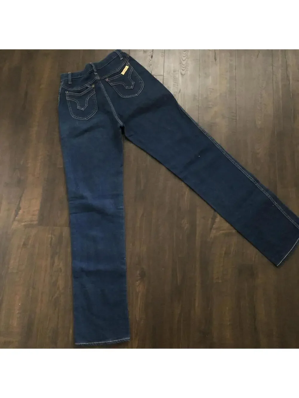 Vintage 80s 90s Hi Rise Jeans Tommys Sz7/8 W24 L33 Cotton USA - Picture 4 of 4